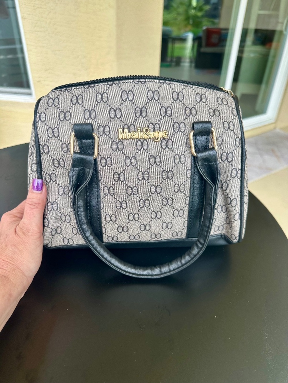 Mei & Ge (3 Piece Set) Satchel Handbag with Matching Wallet and Key Holder - Picture 11 of 14
